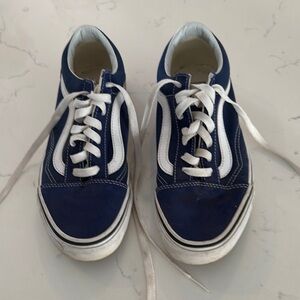 Vans Blue and White Sneakers